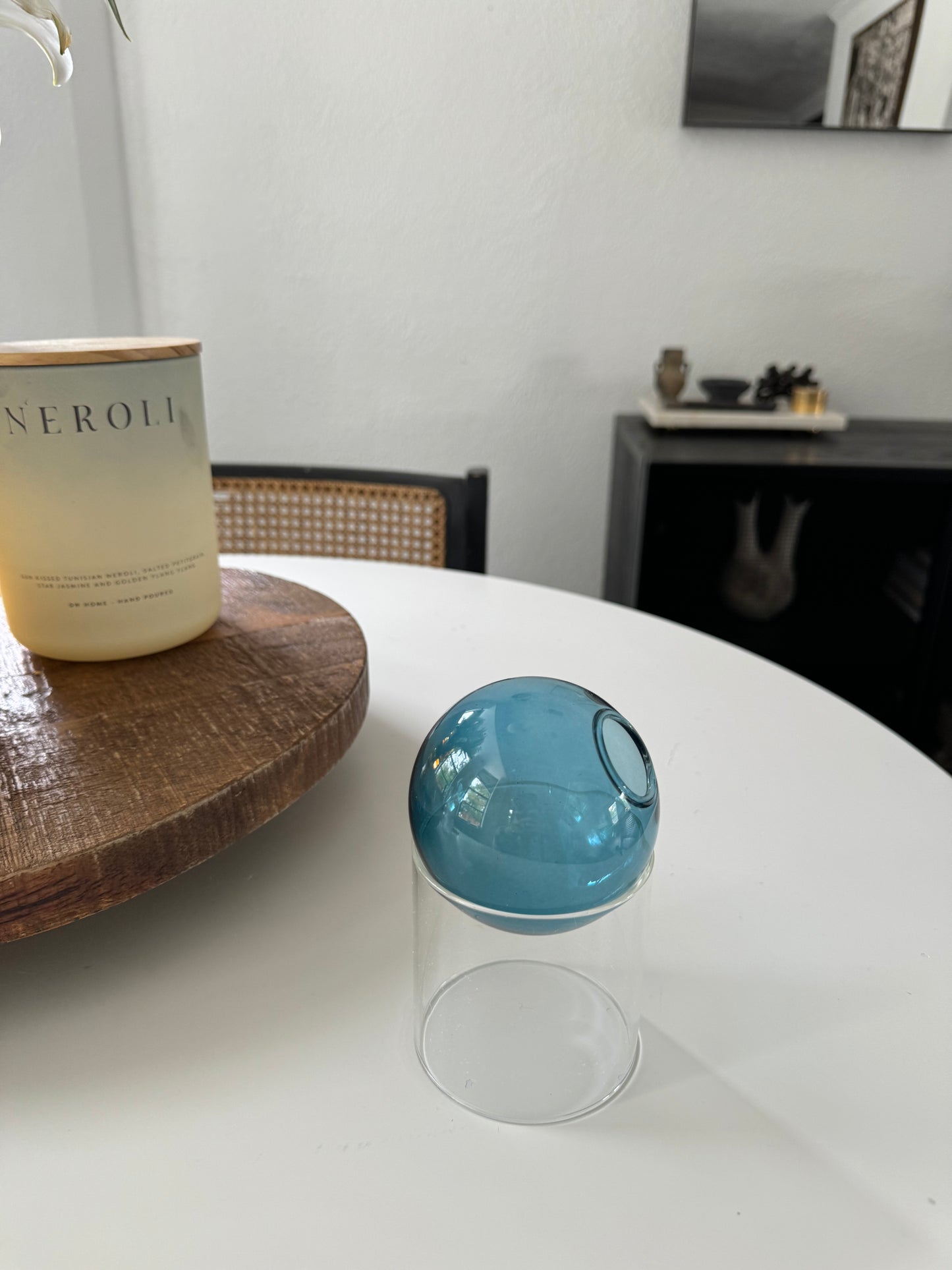 Blue + Clear Propagation Vase