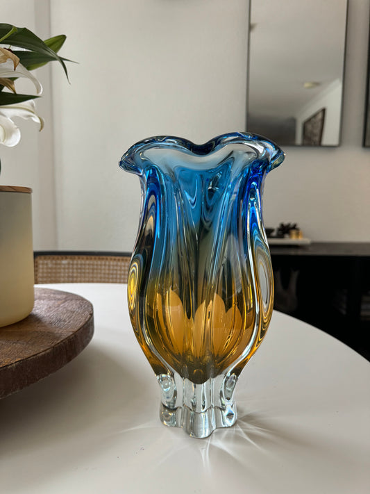 Vintage J. Hospodka 1960’s Ombré Vase