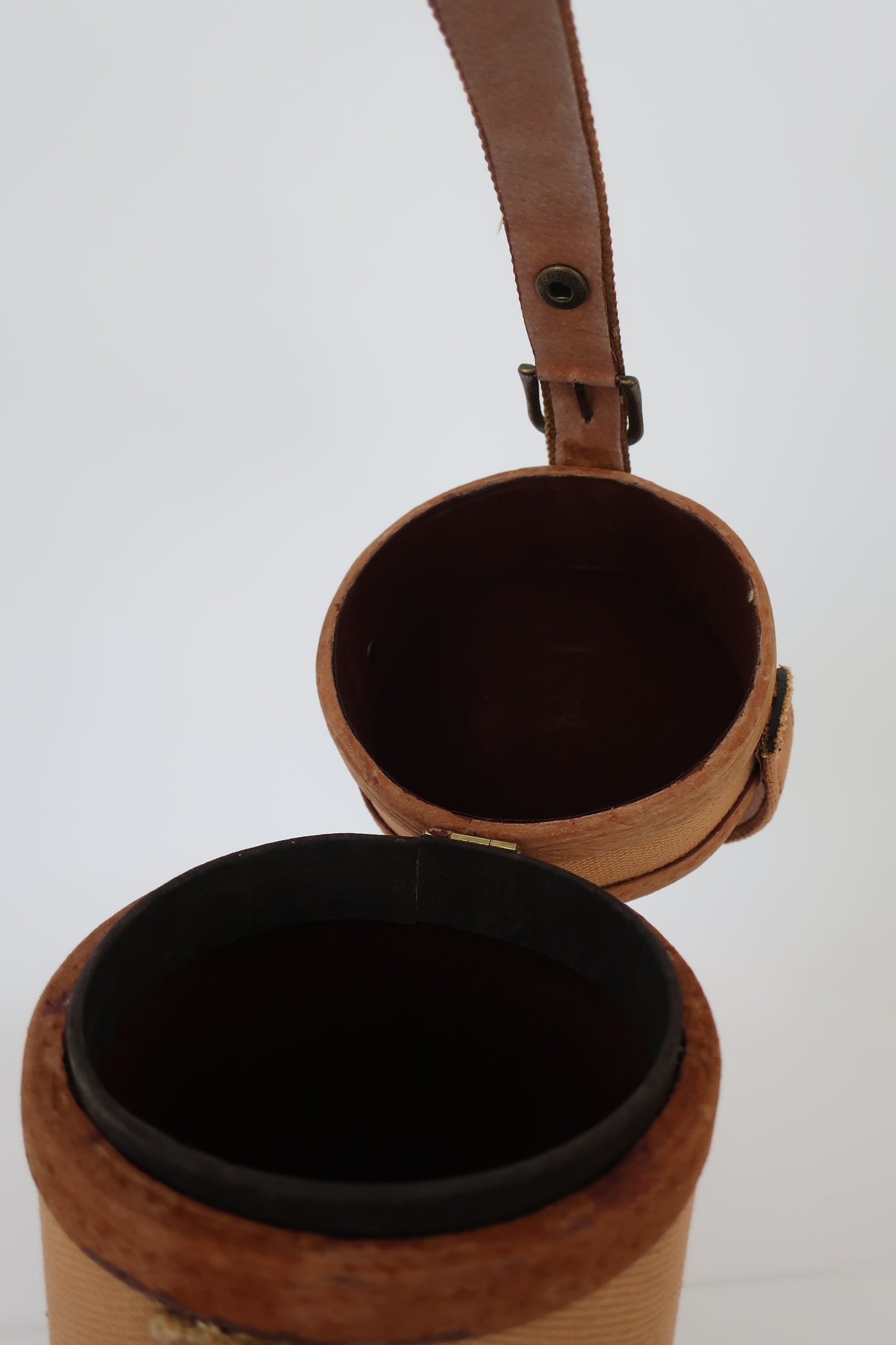 Brown Canvas Wine Carrier